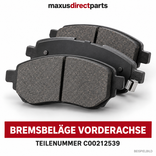 Bremsbeläge Vorderachse für MAXUS DELIVER 9 / eDELIVER 9 / DELIVER 7 / eDELIVER 7 / eDELIVER 3 – C00212539