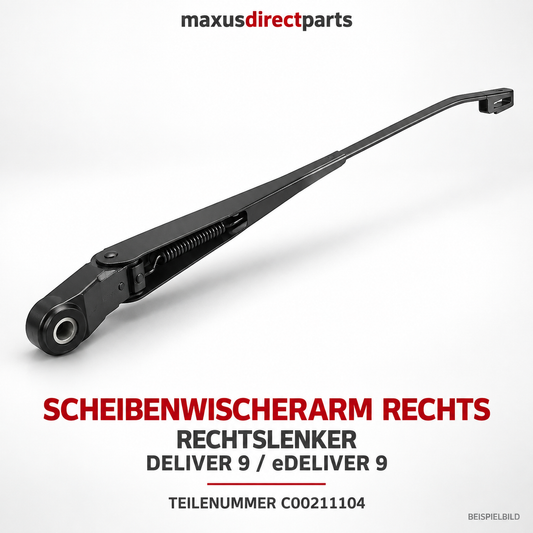 Scheibenwischerarm rechts – Rechtslenker MAXUS DELIVER 9 / eDELIVER 9 – C00211104